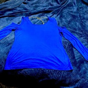 Women’s small cold shoulder blouse by J-Lo